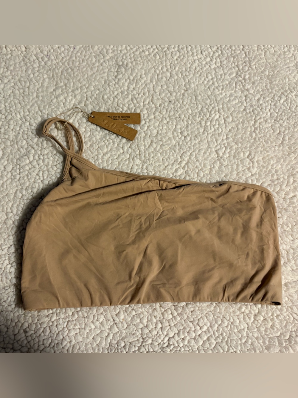 NWT SKIMS One Shoulder Bra, Size Large